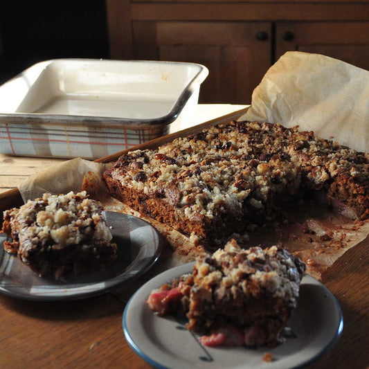 Rhubarb and Nut Cake
