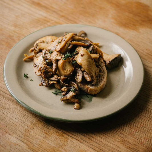 Vegan Mushroom Miso Toast
