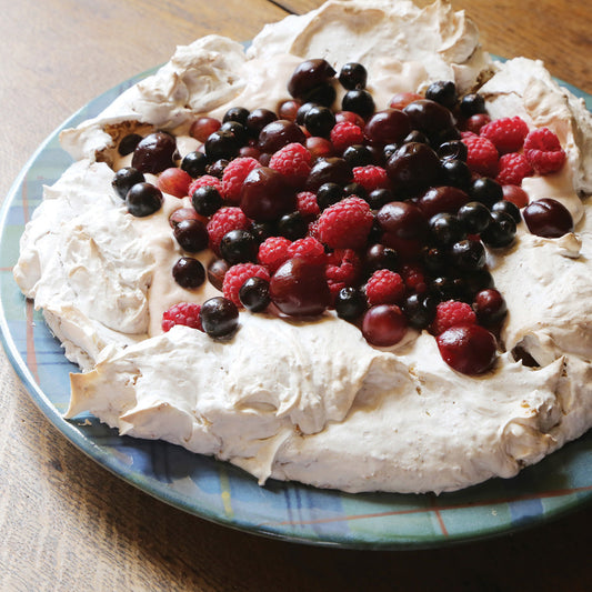 Almond Meringue with Summer Fruits