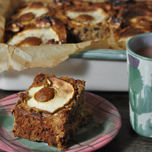 Apple, Date and Walnut Cake