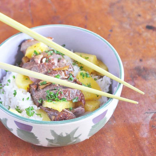 Chinese Duck and Pineapple