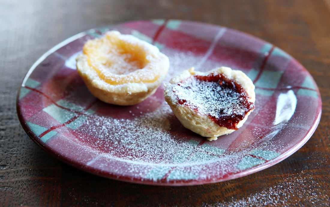 Blackcurrant and Custard Tartlets