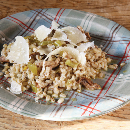 Pheasant Pearl Barley Risotto