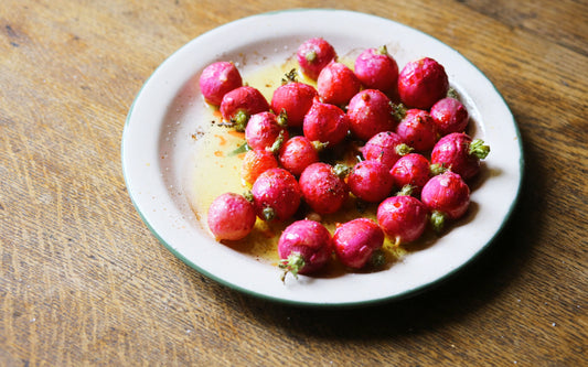 Roasted Radishes- Simple, seasonal side