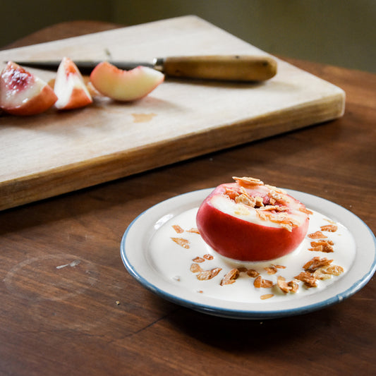 Prosecco Peaches and Sugared Almonds