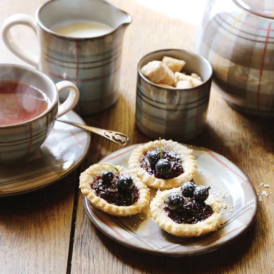 Shortbread Blackcurrant Tartlets