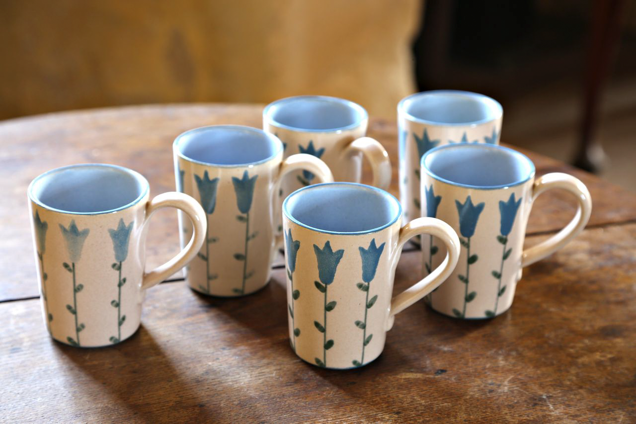 Shades of Blue and White