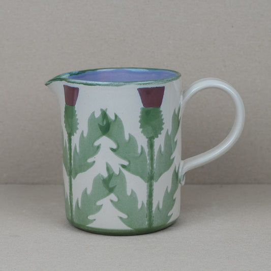 Cream Thistle Water Jug