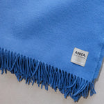 Blueberry Scottish Lambswool Throw