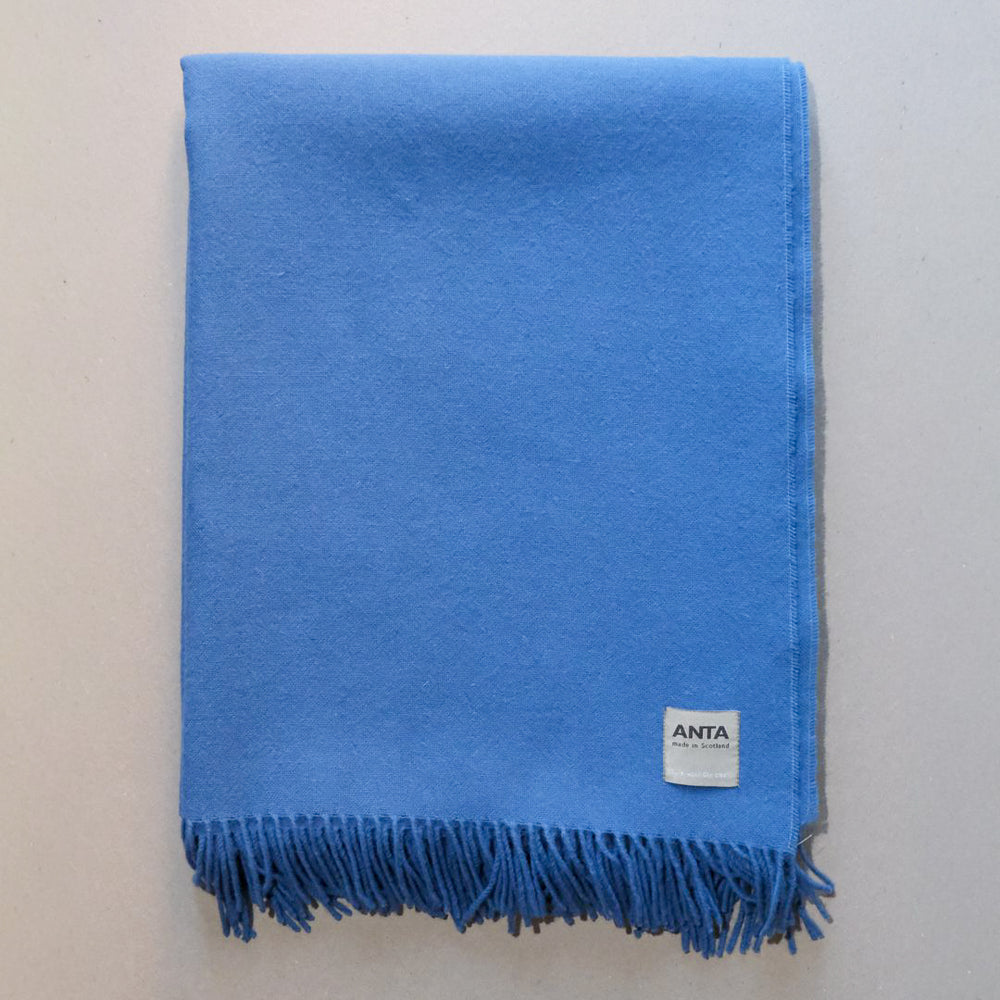 Blueberry Scottish Lambswool Throw