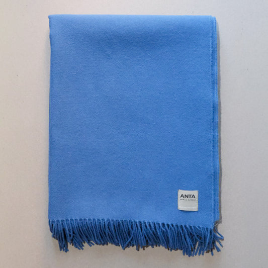 Blueberry Scottish Lambswool Throw