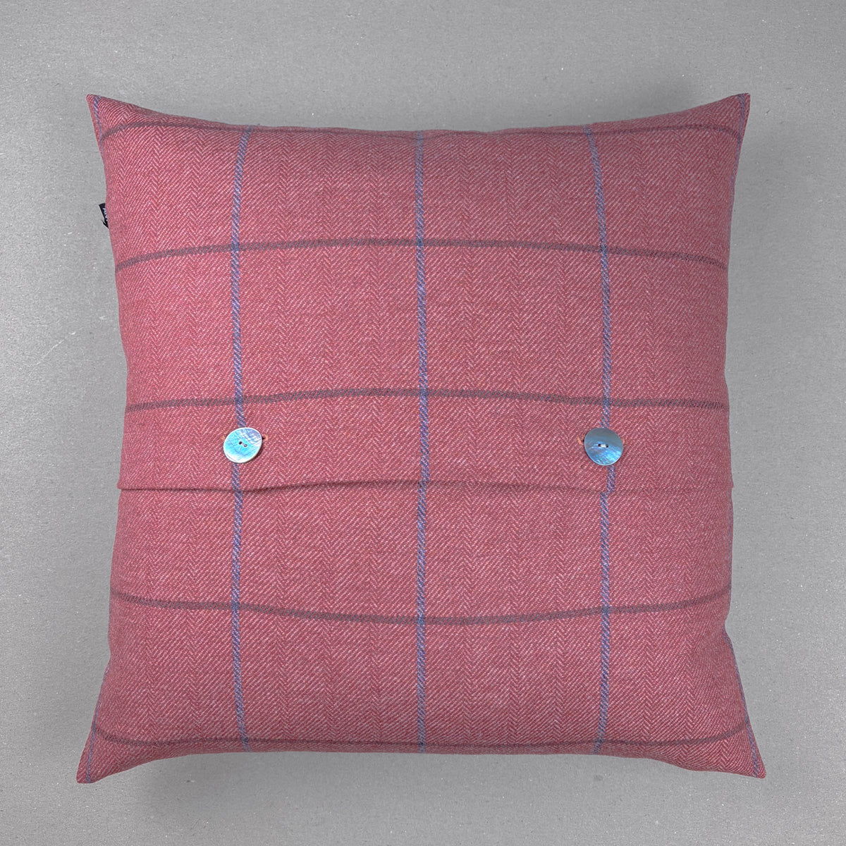 Torridon Tweed Button Cushion Cover