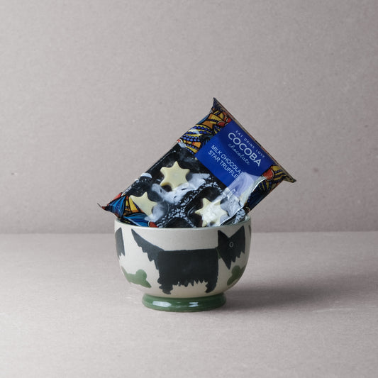 Green Scottie Dog Chocolate Bowl