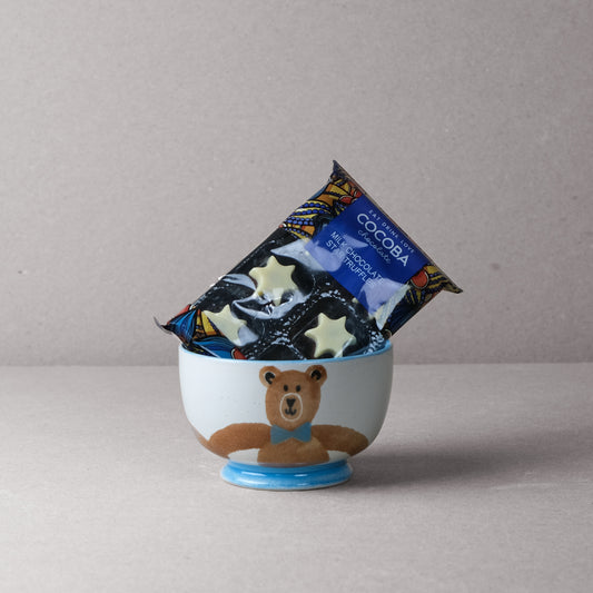 Blue Teddy Bear Chocolate Bowl