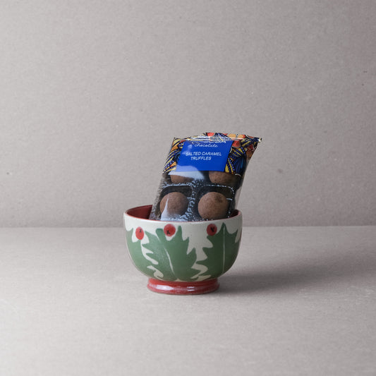 Holly Chocolate Bowl