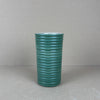 Green Ridged Vase