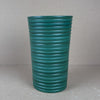 Green Ridged Large Vase