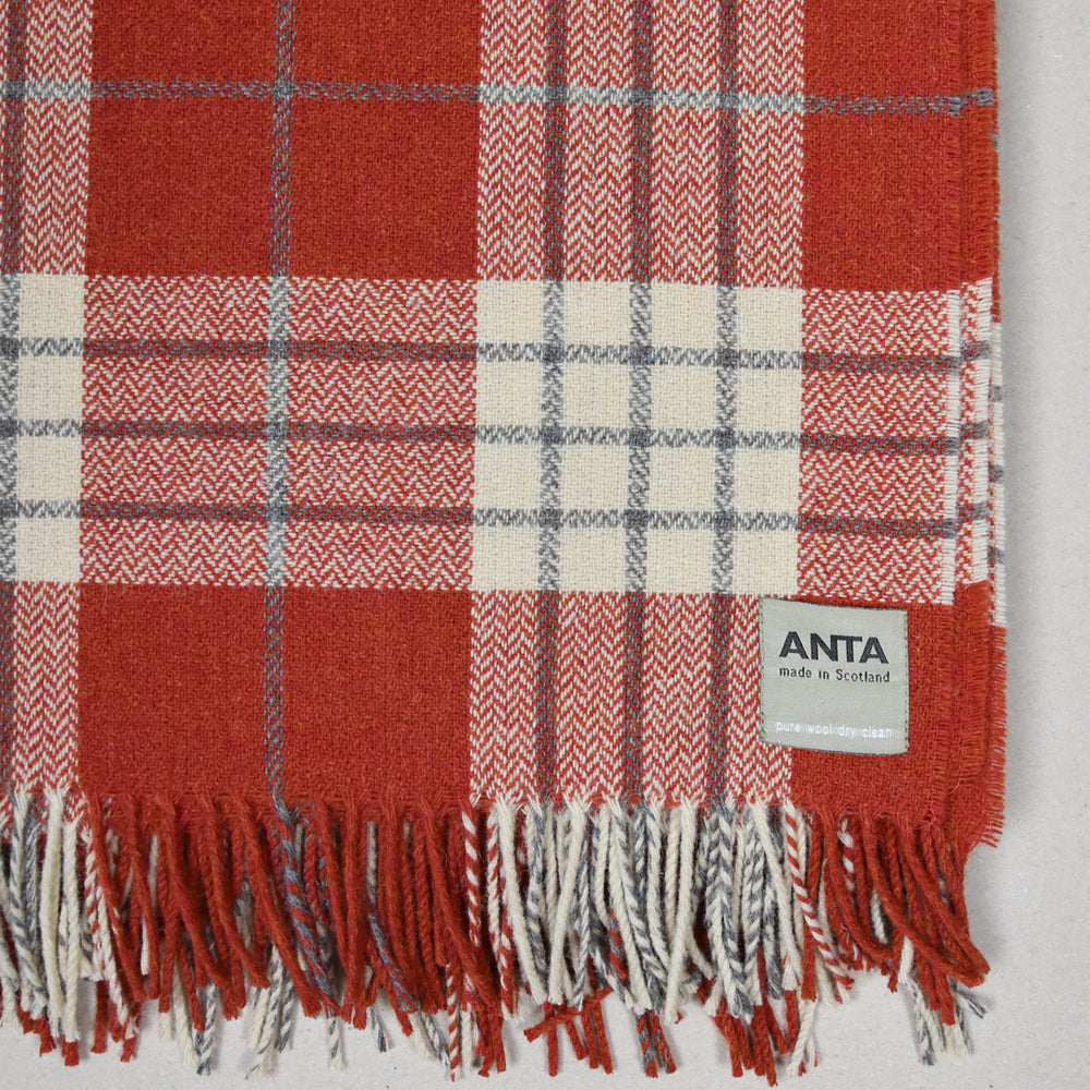 Muriel Spark Scottish Lambswool Throw