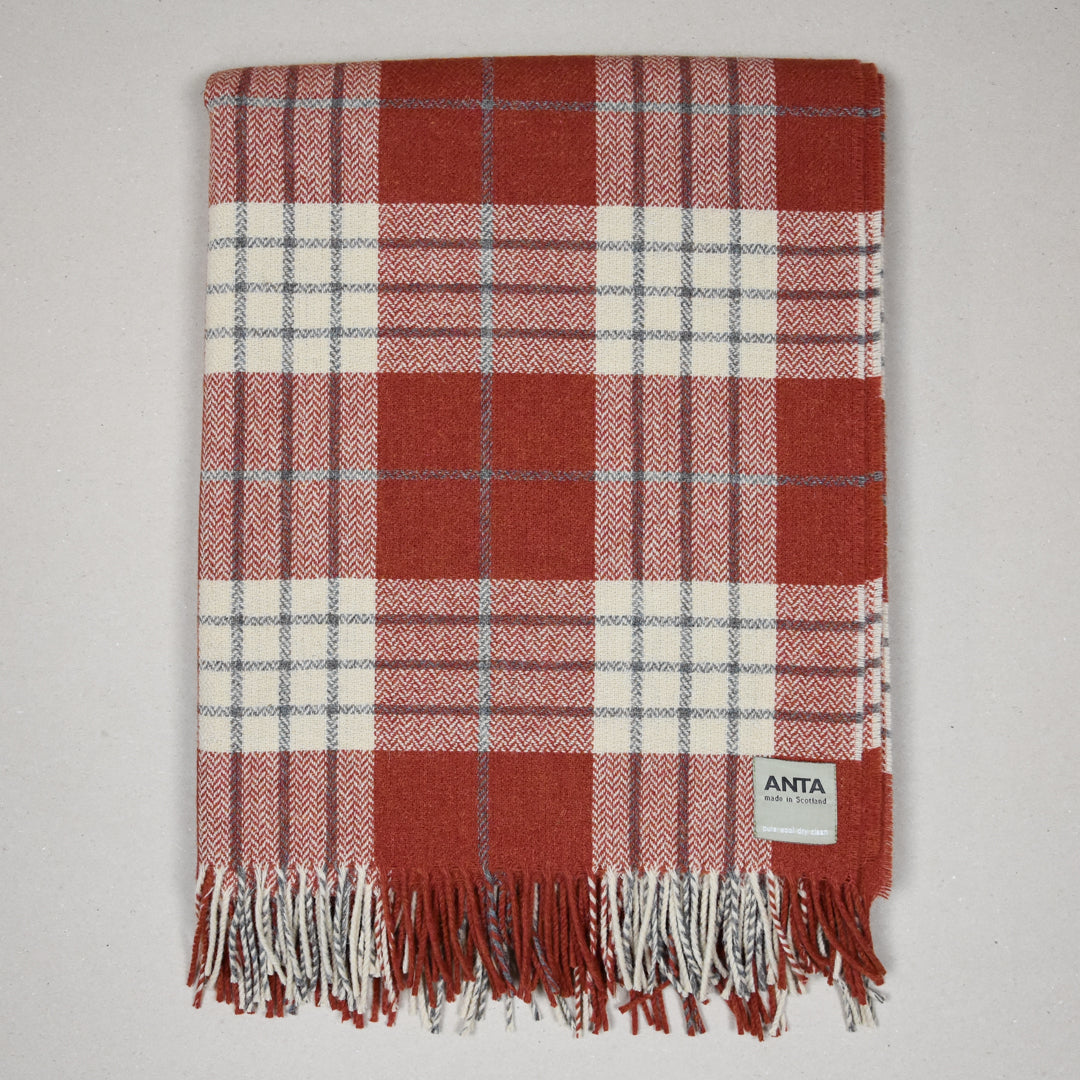 Muriel Spark Scottish Lambswool Throw