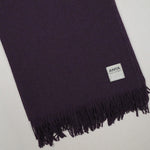 Blackcurrant Scottish Lambswool Throw