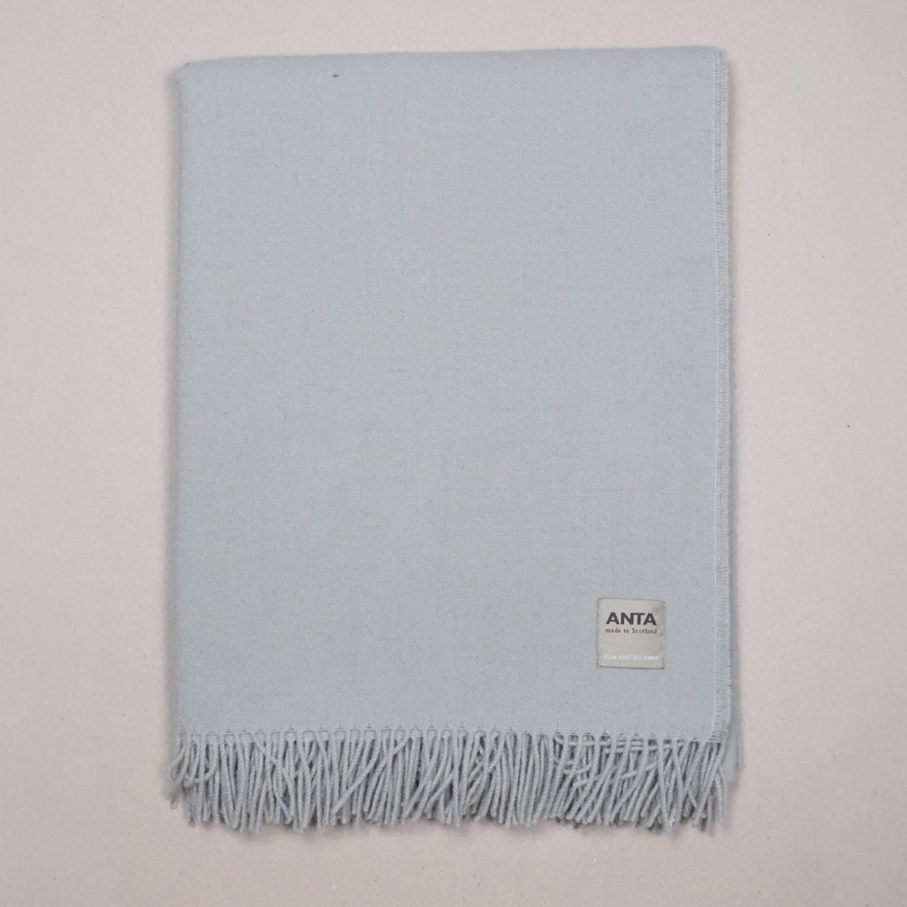 Olive Scottish Lambswool Throw