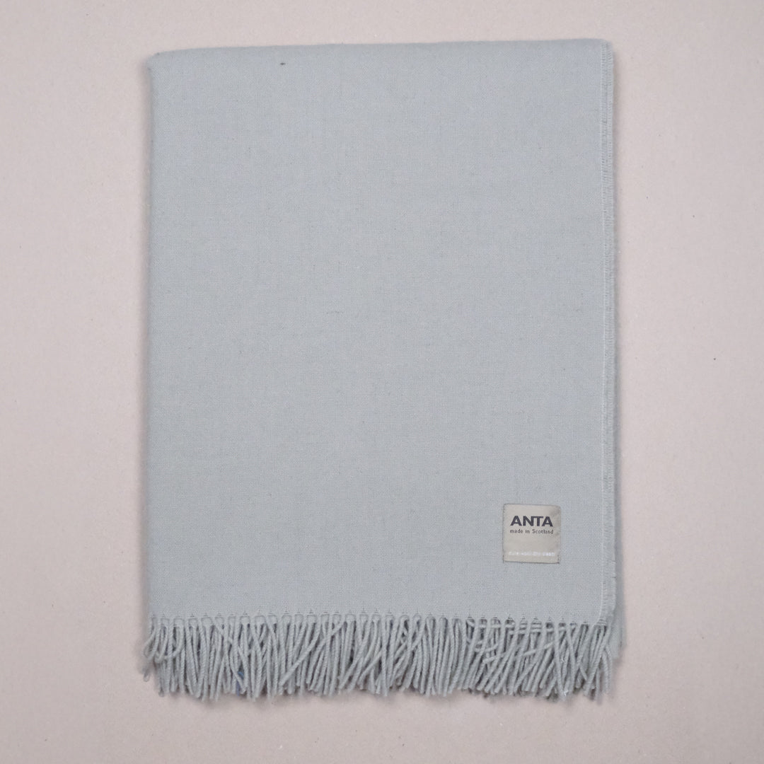 Olive Scottish Lambswool Throw