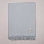 Olive Scottish Lambswool Throw