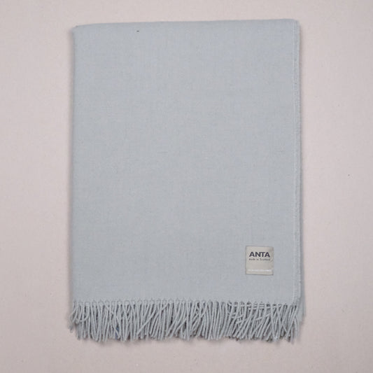 Olive Scottish Lambswool Throw