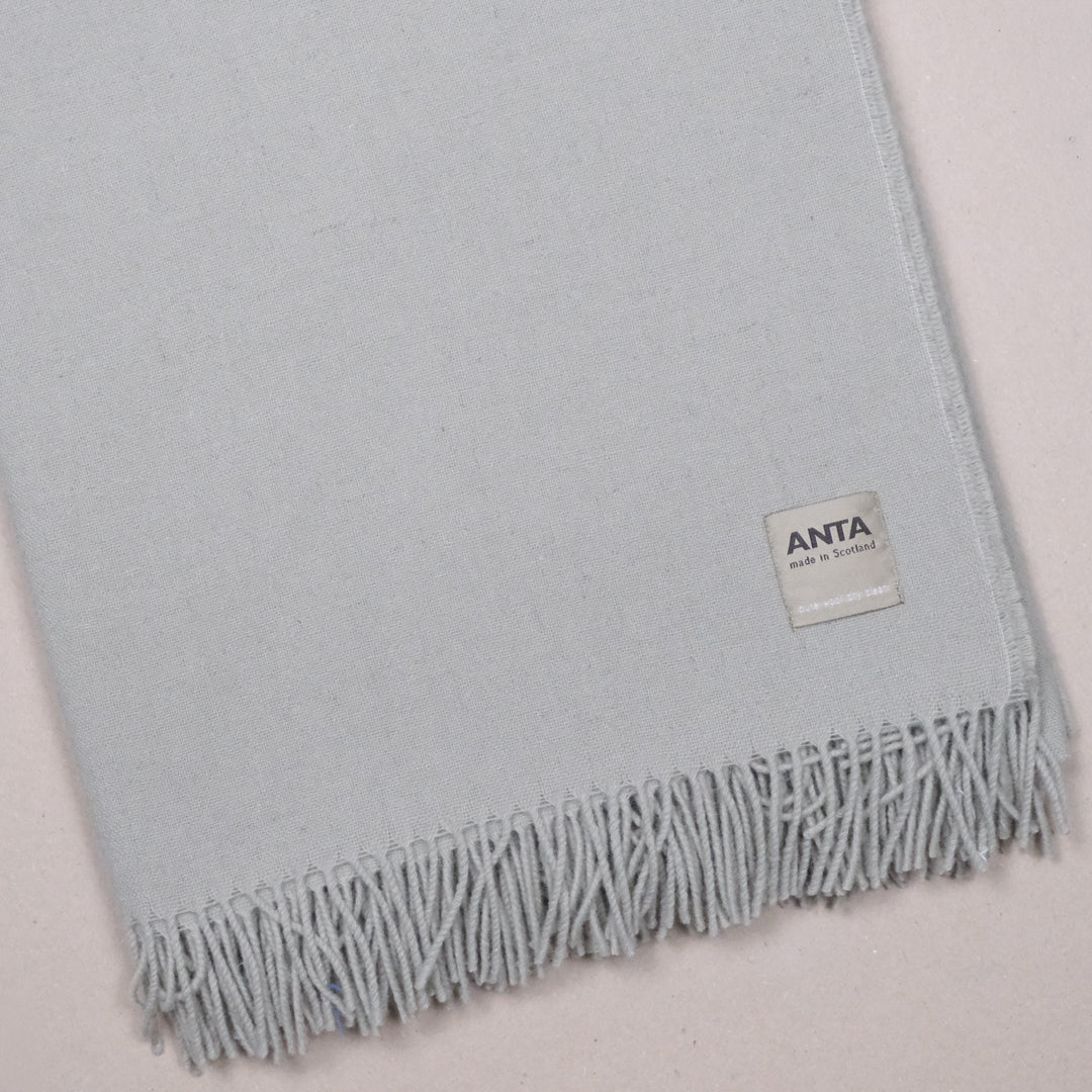 Olive Scottish Lambswool Throw