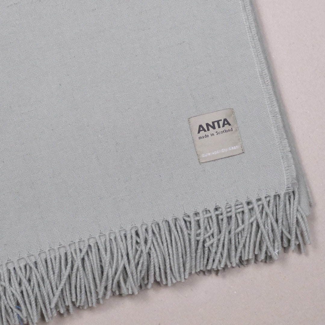 Olive Scottish Lambswool Throw