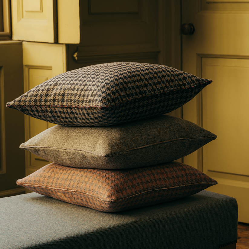 Zinc Highland Tweed Zip Cushion