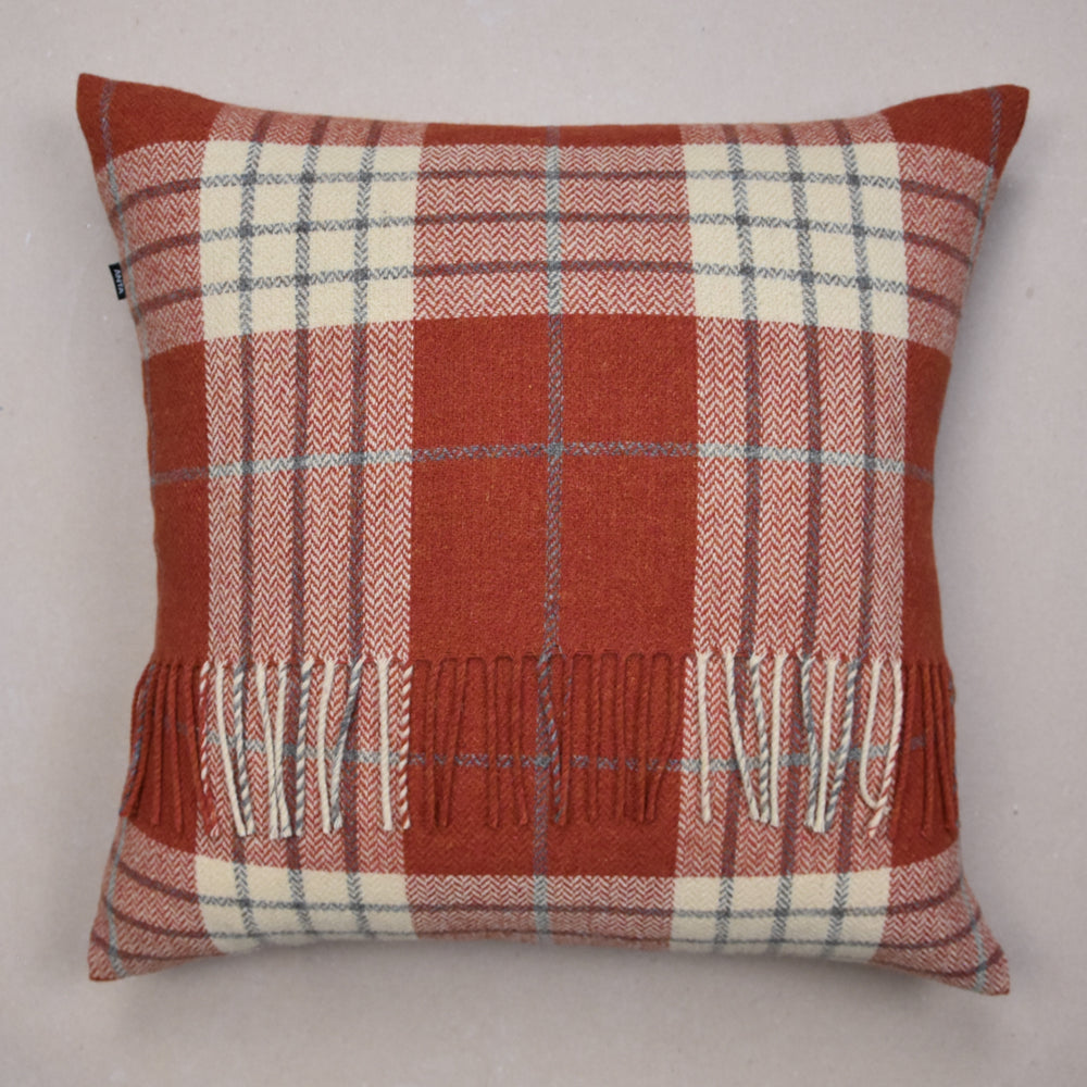 Muriel Spark Scottish Lambswool Throw Cushion Cover