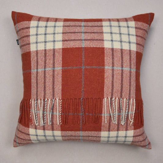 Muriel Spark Scottish Lambswool Throw Cushion Cover