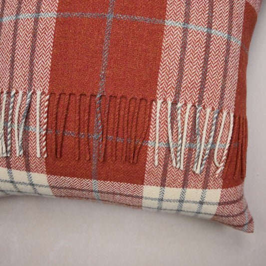 Muriel Spark Scottish Lambswool Throw Cushion Cover