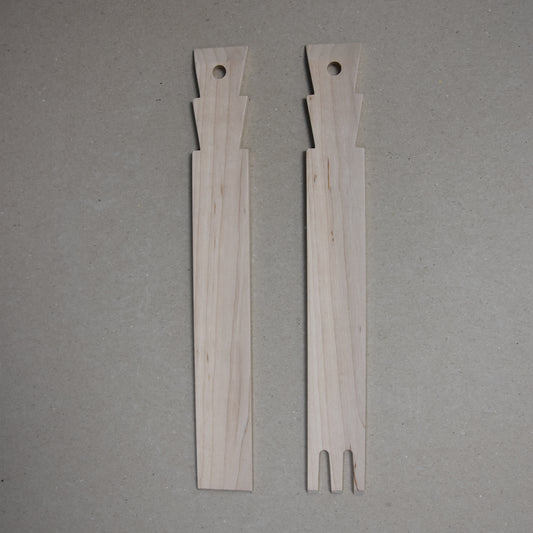 Large Thistle Top Salad Servers