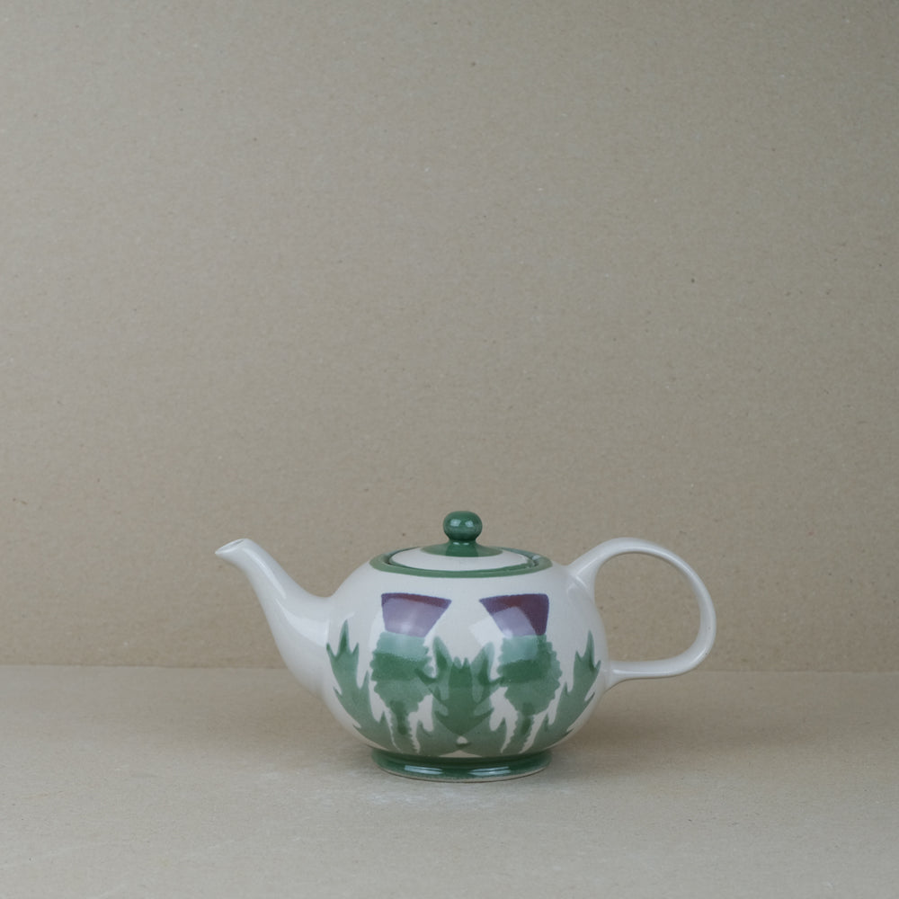 Cream Thistle Small Teapot
