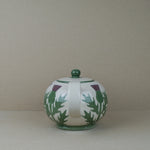 Cream Thistle Large Teapot