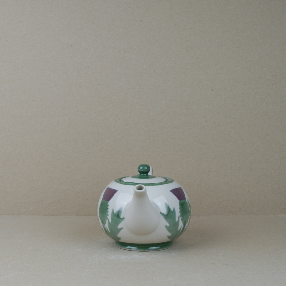 Cream Thistle Small Teapot
