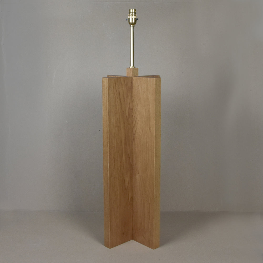 Large Oak Lamp