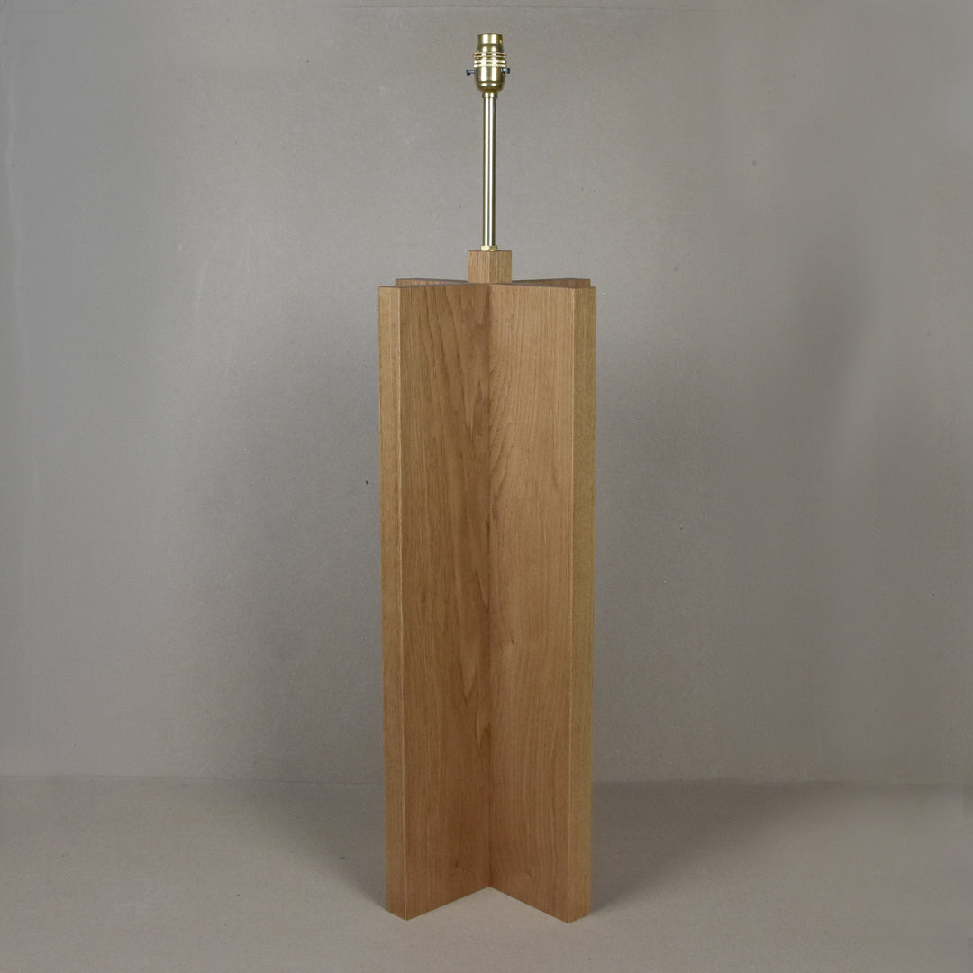 Large Oak Lamp