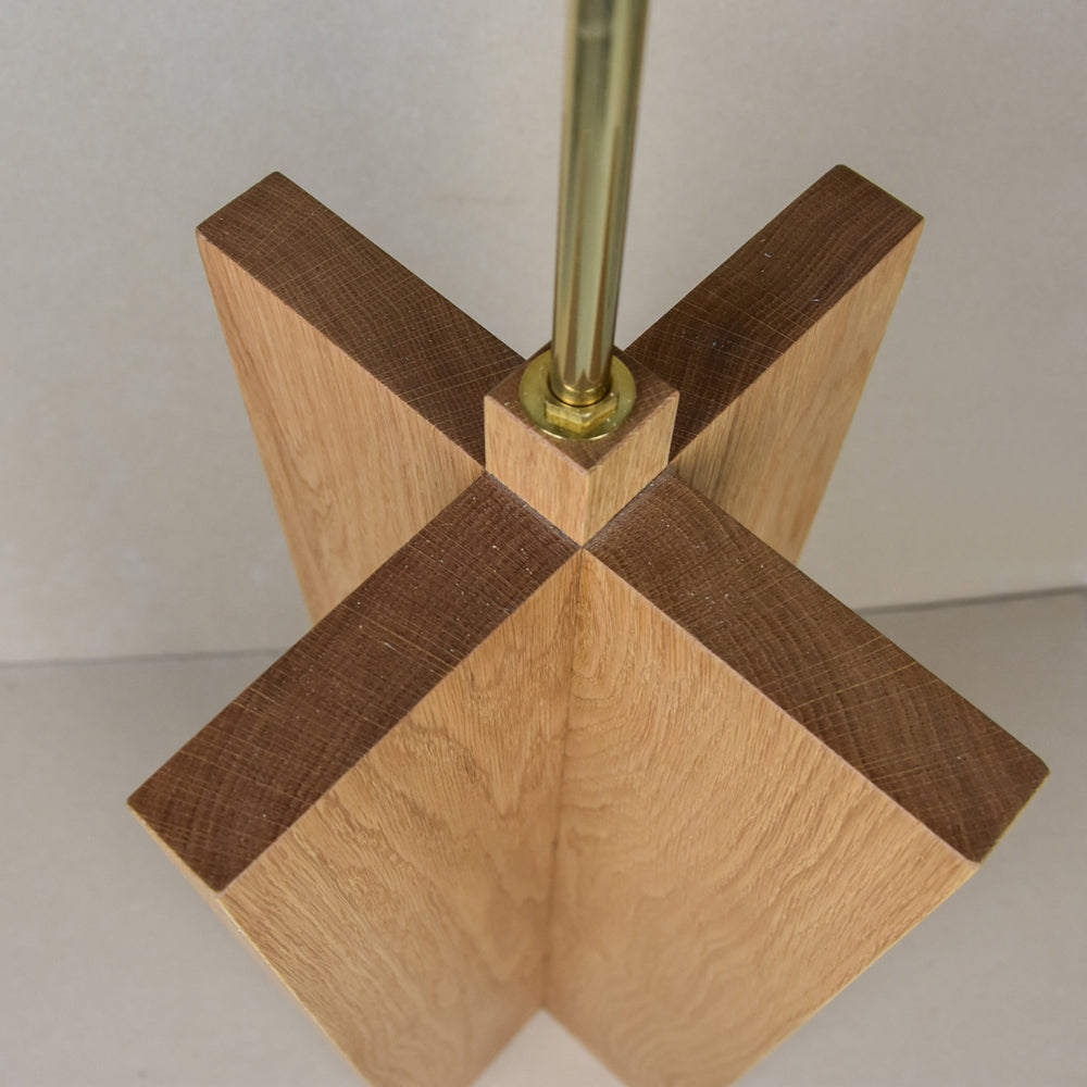 Large Oak Lamp