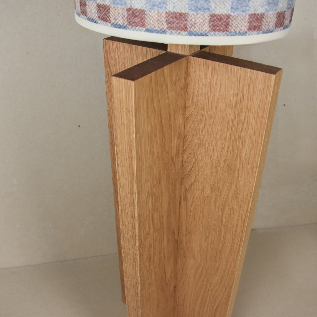 Large Oak Lamp