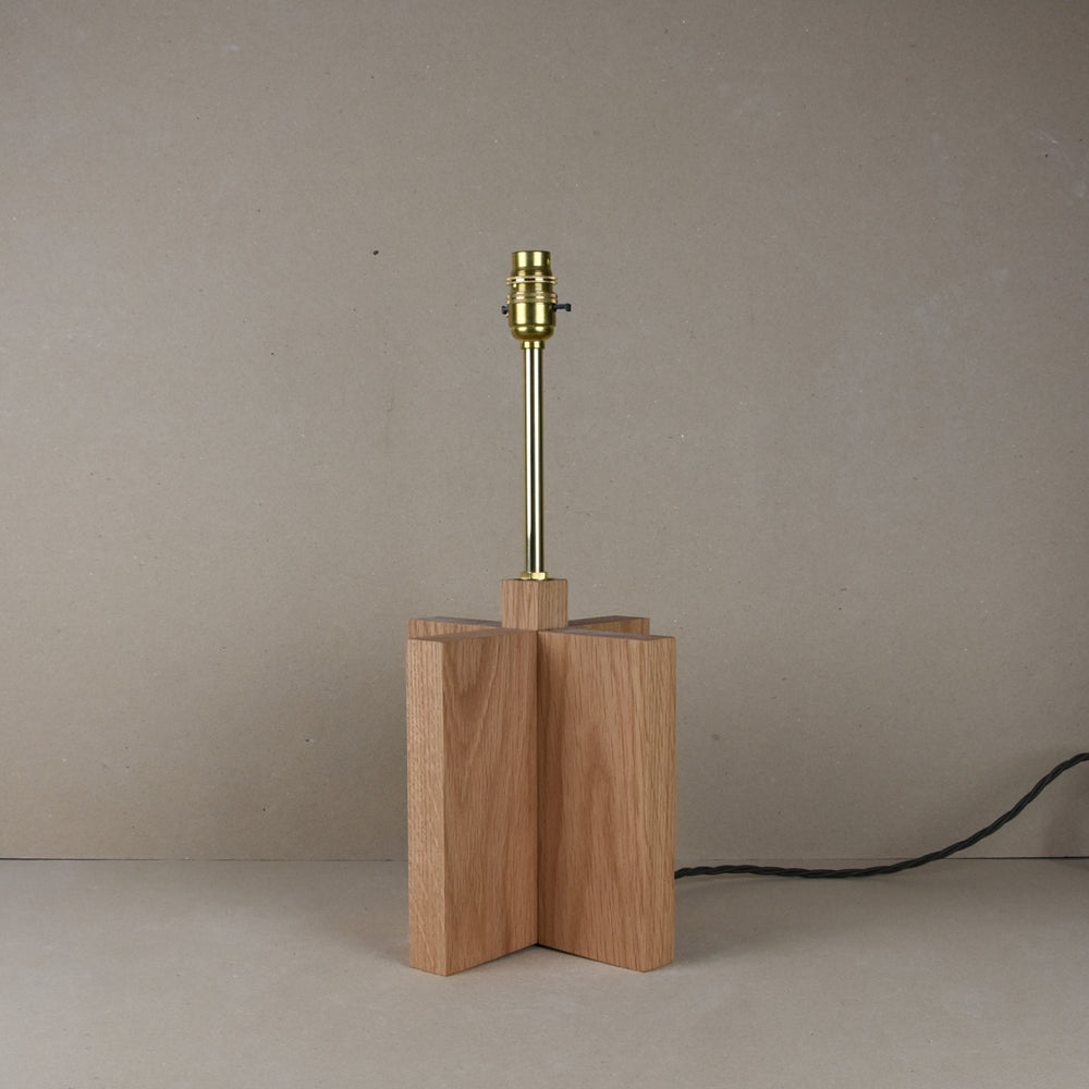 Small Oak Lamp