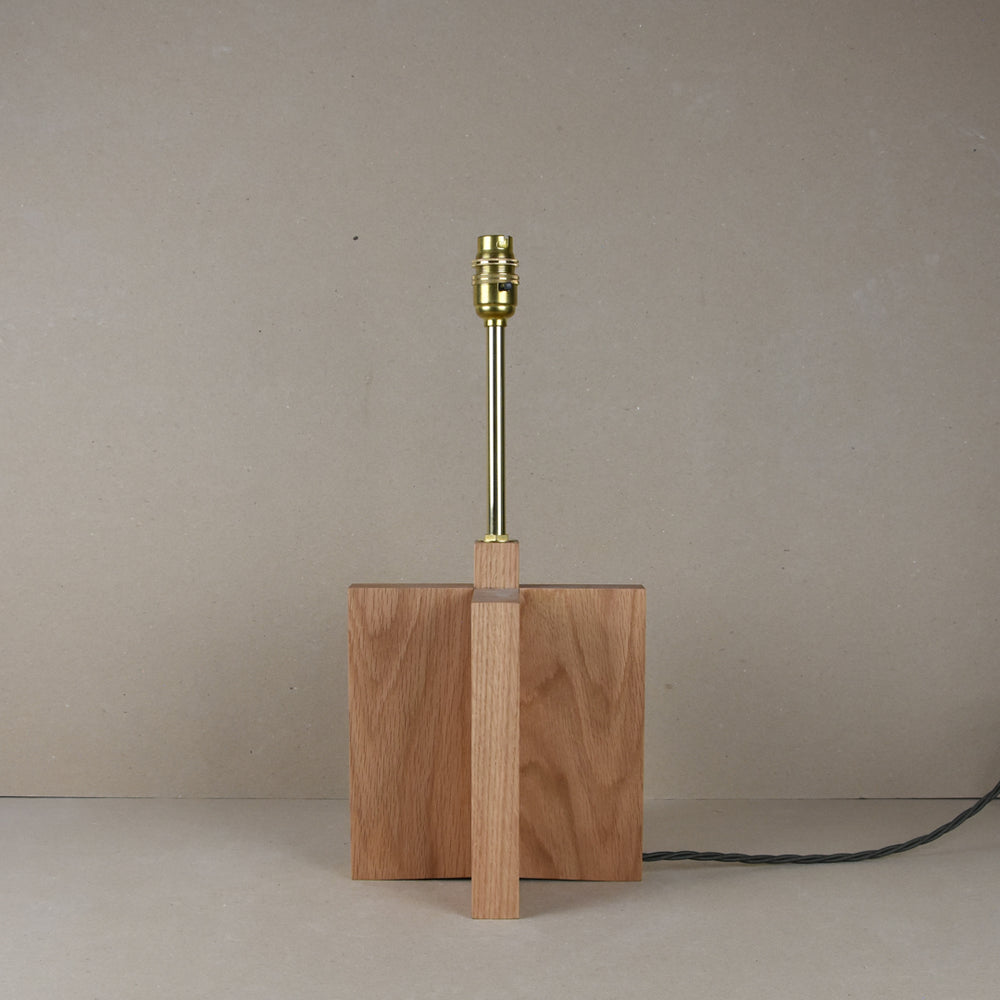 Small Oak Lamp