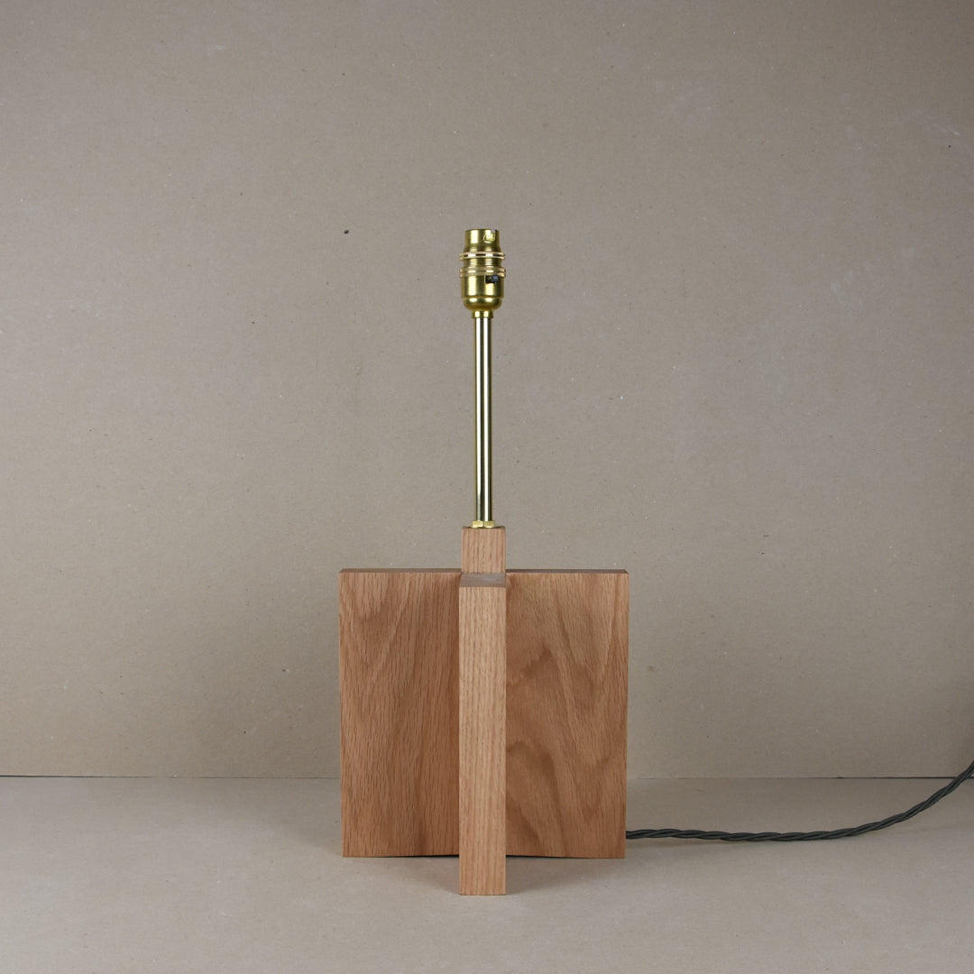 Small Oak Lamp