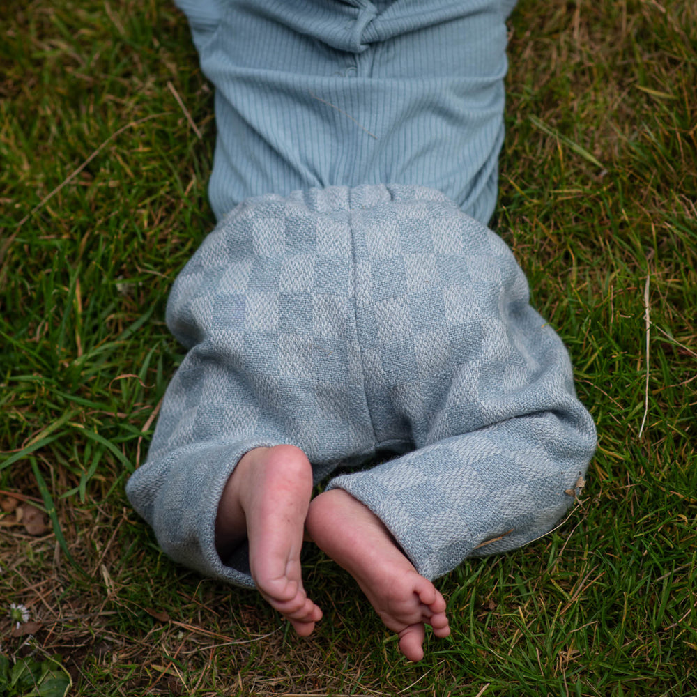 Forget-Me-Knot Wool Cotton Baby Trousers