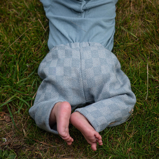 Forget-Me-Knot Wool Cotton Baby Trousers