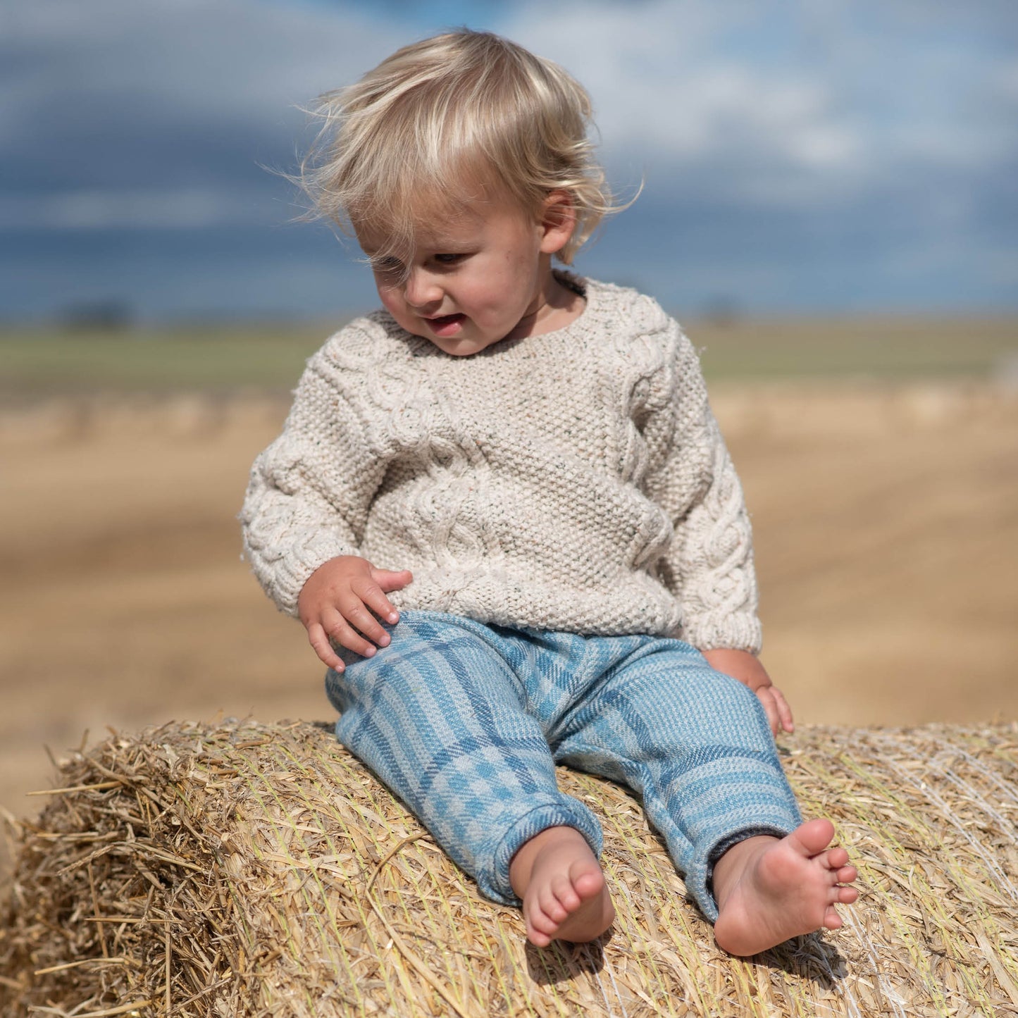 Iver Wool Cotton Baby Trousers