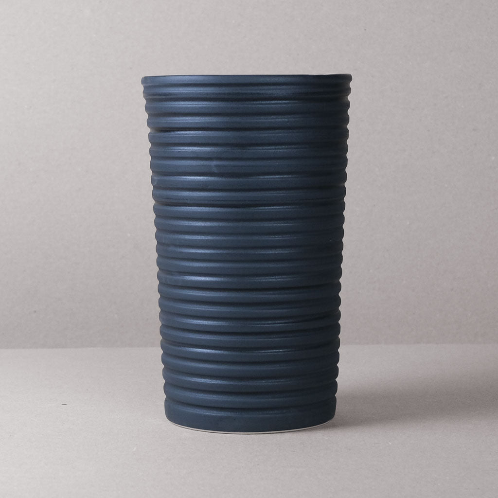 Ridged Large Vase