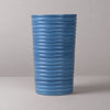 Blue Ridged Large Vase